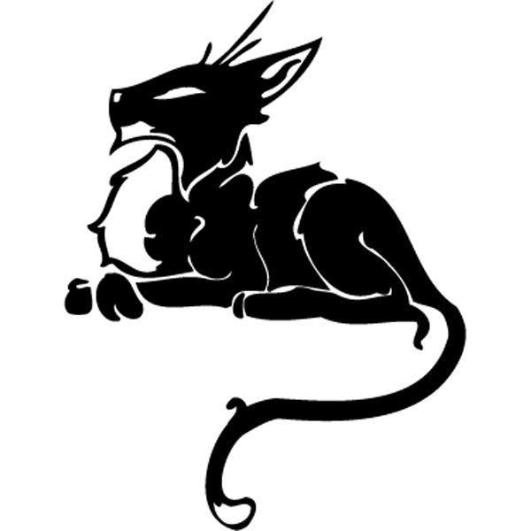 Эскиз тату кошки Эскиз тату кошки