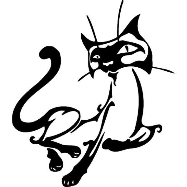 Эскиз тату кошки Эскиз тату кошки
